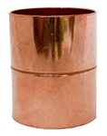 2 Copper Pipe Coupling with Stop