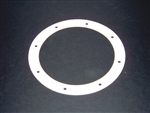 White Nitrile Gasket with Bolt Holes