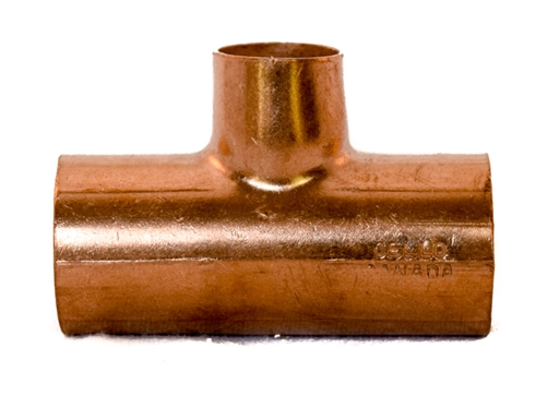 3/4" x 3/4" x 1/2" Copper Reducing Tee   #1 3 Details about   Three   Pieces - 